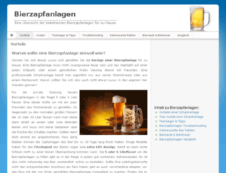 bier-zapfanlagen.info screenshot