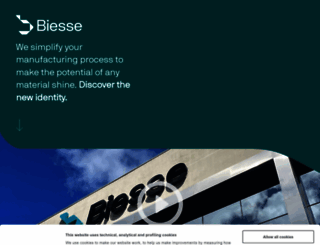 biesse.co.uk screenshot