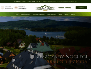 bieszczady-tanie-noclegi.pl screenshot
