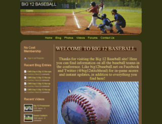 big12baseball.net screenshot