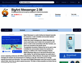 bigant-messenger.informer.com screenshot