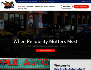 bigappleautomotive.com screenshot