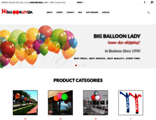 bigballoonlady.com screenshot
