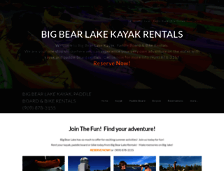 bigbearkayaks.com screenshot
