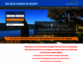 bigbearshores.com screenshot