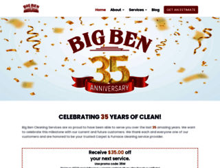 bigbencleaning.com screenshot