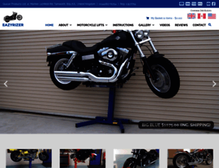 bigbluemotorcyclelift.com.au screenshot