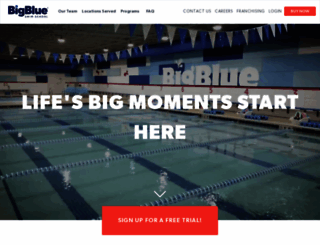 bigblueswimschool.com screenshot