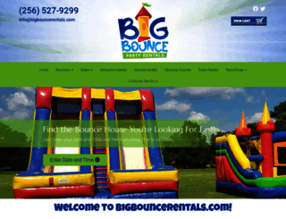 bigbouncerentals.com screenshot