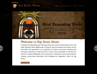 bigbrainmusic.com screenshot