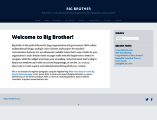 bigbrotherdemo.wordpress.com screenshot
