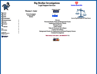 bigbrotherinvestigations.com screenshot