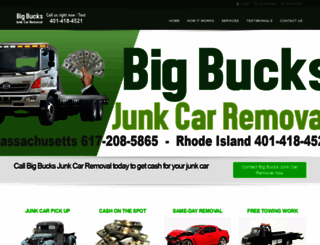 bigbucksjunkcars.com screenshot