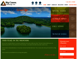 bigcanoe.com screenshot