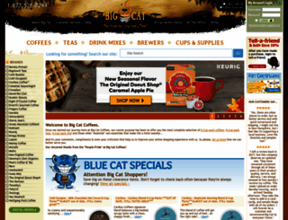 bigcatcoffees.com screenshot
