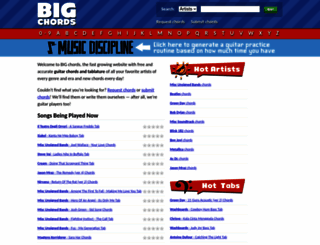 bigchords.com screenshot