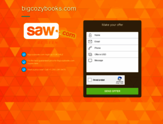 bigcozybooks.com screenshot