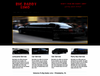 bigdaddylimo.com screenshot