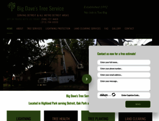 bigdavestree.com screenshot