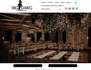 bigdawgpartyrentals.com screenshot