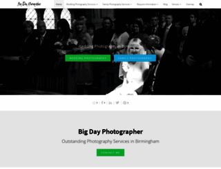 bigdayphotographer.co.uk screenshot