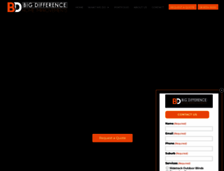bigdifference.com.au screenshot