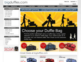bigduffles.com screenshot