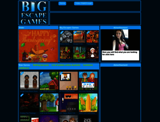 bigescapegames.com screenshot