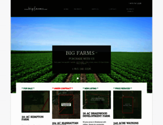 bigfarms.com screenshot