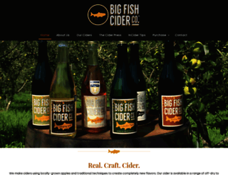 bigfishcider.com screenshot