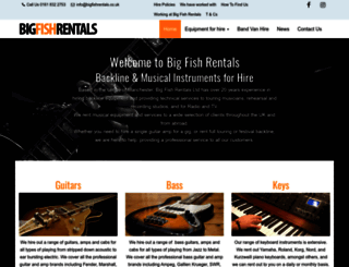 bigfishrentals.co.uk screenshot