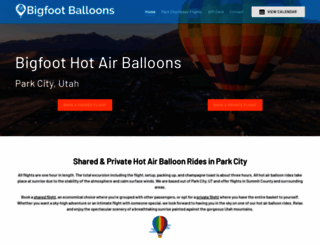 bigfootballoons.com screenshot