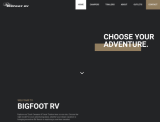 bigfootrv.com screenshot