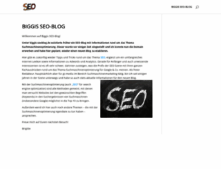 biggis-seoblog.de screenshot