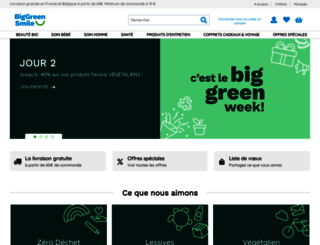 biggreensmile.fr screenshot