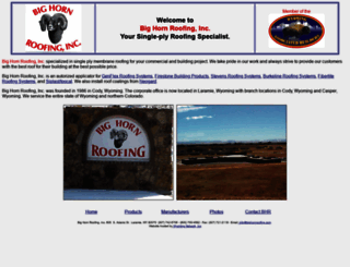 bighornroofing.com screenshot