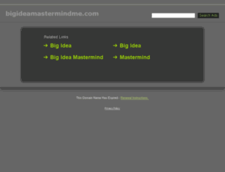 bigideamastermindme.com screenshot