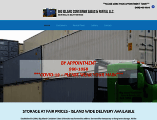 bigislandcontainer.com screenshot