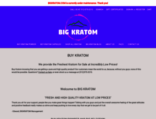 bigkratom.com screenshot