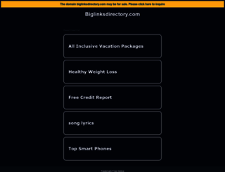 biglinksdirectory.com screenshot