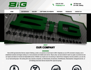 biglpg.co.uk screenshot
