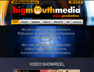 bigmouthmedia.com.au screenshot