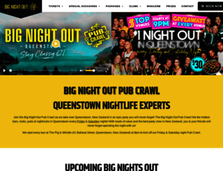 bignightout.net.nz screenshot
