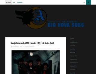 bignovasubs.wordpress.com screenshot