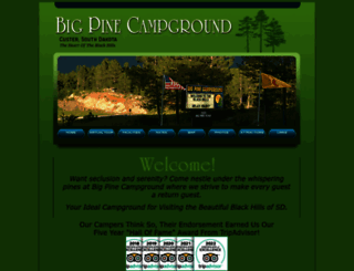 bigpinecampground.com screenshot