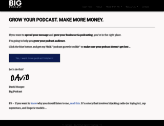 bigpodcast.com screenshot