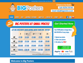 bigposters.co.uk screenshot