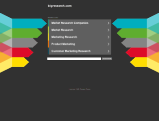 bigresearch.com screenshot