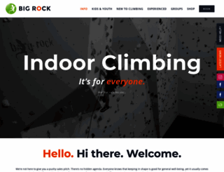 bigrockclimbing.com screenshot