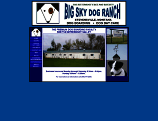 bigskydogranch.com screenshot